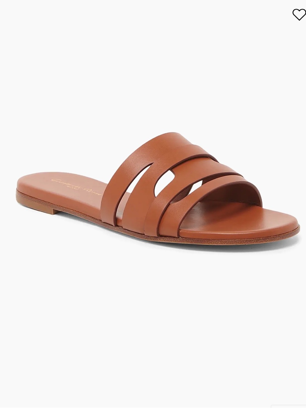 Gianvito Rossi Nora Flat Sandals.